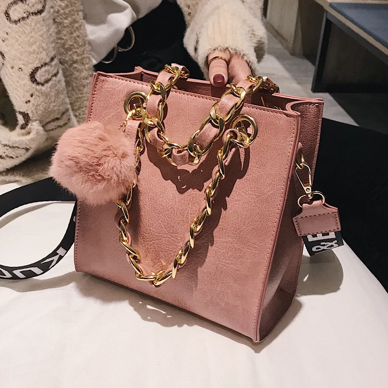 Модная женская сумка тоут на цепочке новинка 2019 Высококачественная дизайнерская