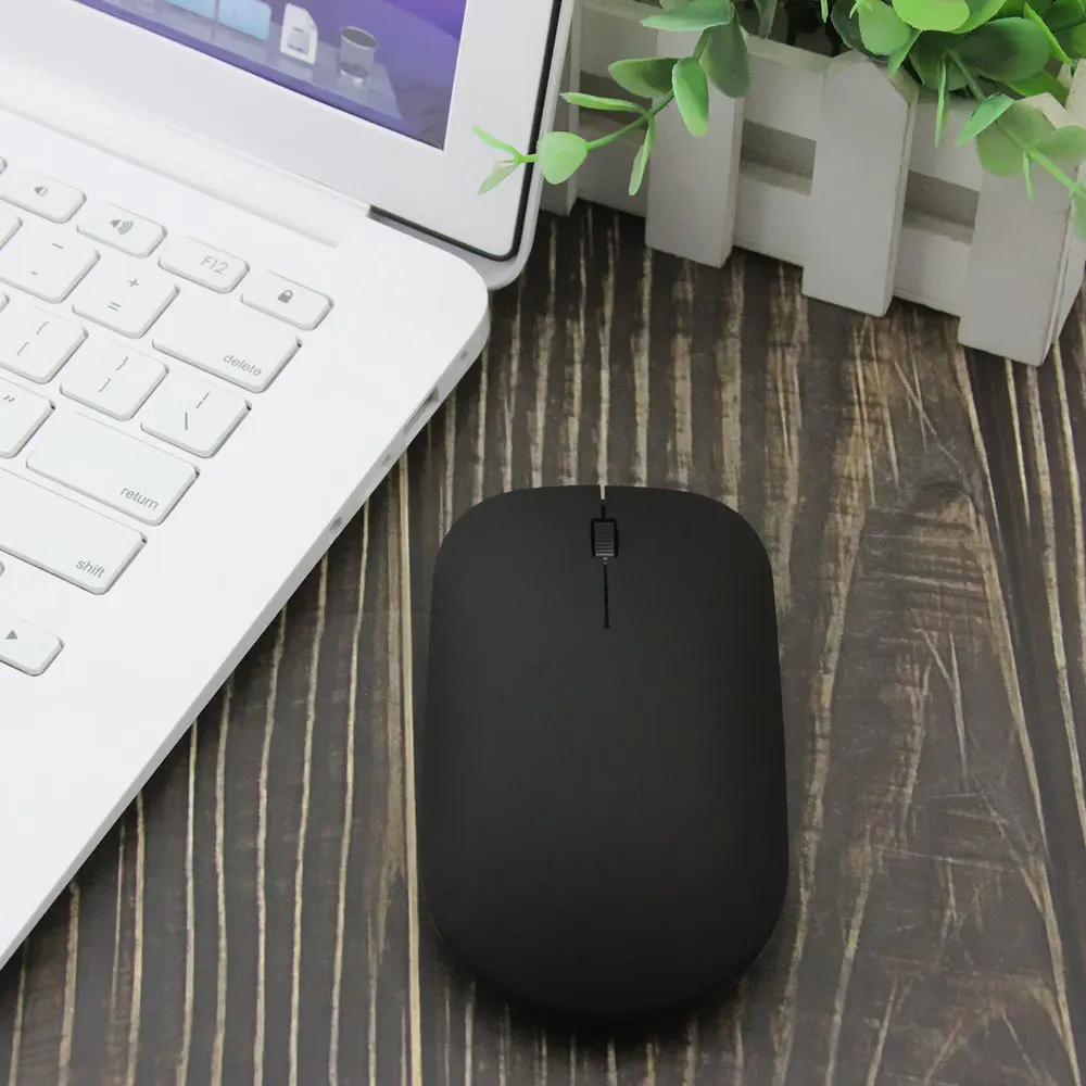 Bluetooth 3,0+ 4,0 Беспроводная перезаряжаемая компьютерная мышь Эргономичный ультра тонкий тихий ПК Mause 3D офисные мыши для ноутбука Xiaomi
