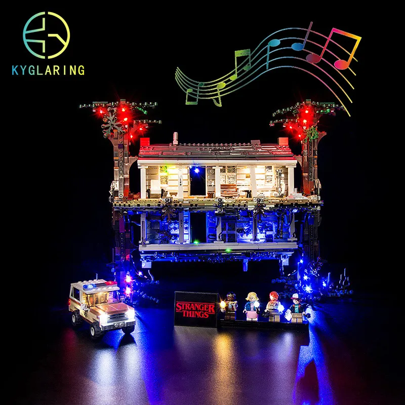 Kyglaring светильник Kit для лего 75810 очень странные вещи вверх дном (не включая набор