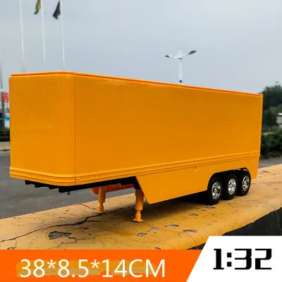 

1/32 New Special Die-PVC Metal Truck Container Desktop Display Collection Model About 38CM Long