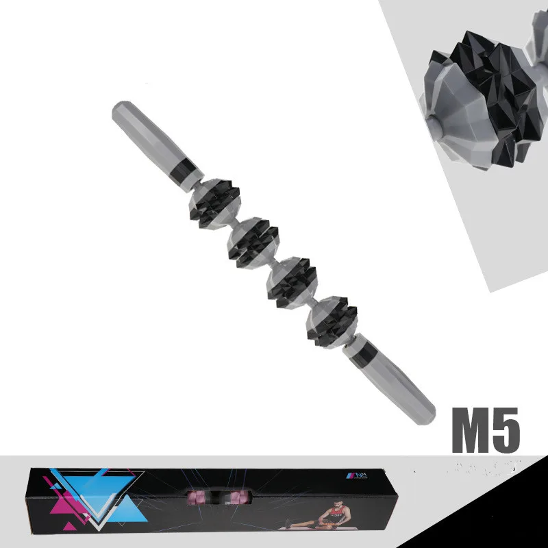 

Massage Roller Stick Muscle Roller Yoga Massage Stick Fascia Cellulite Spiky Ball Relax