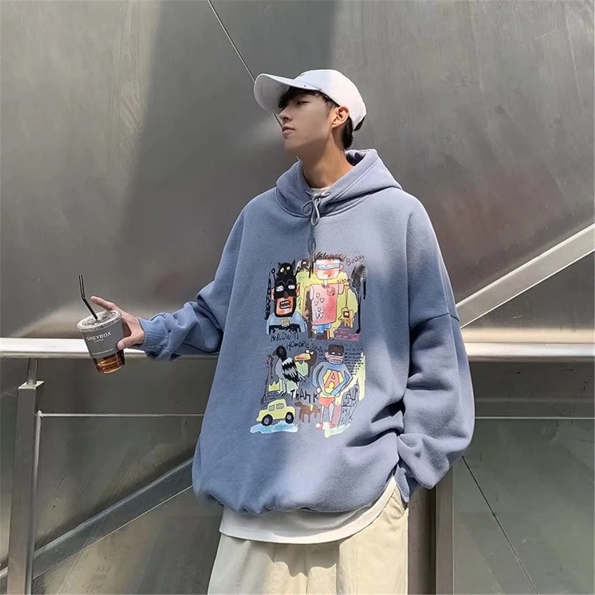 

Black Hip Hop Hoodie Streetwear Men High Street Sweatshirt Girls Cartoon Tops Gothic Funny Winter Autumn Japan Cool Hoodies Male