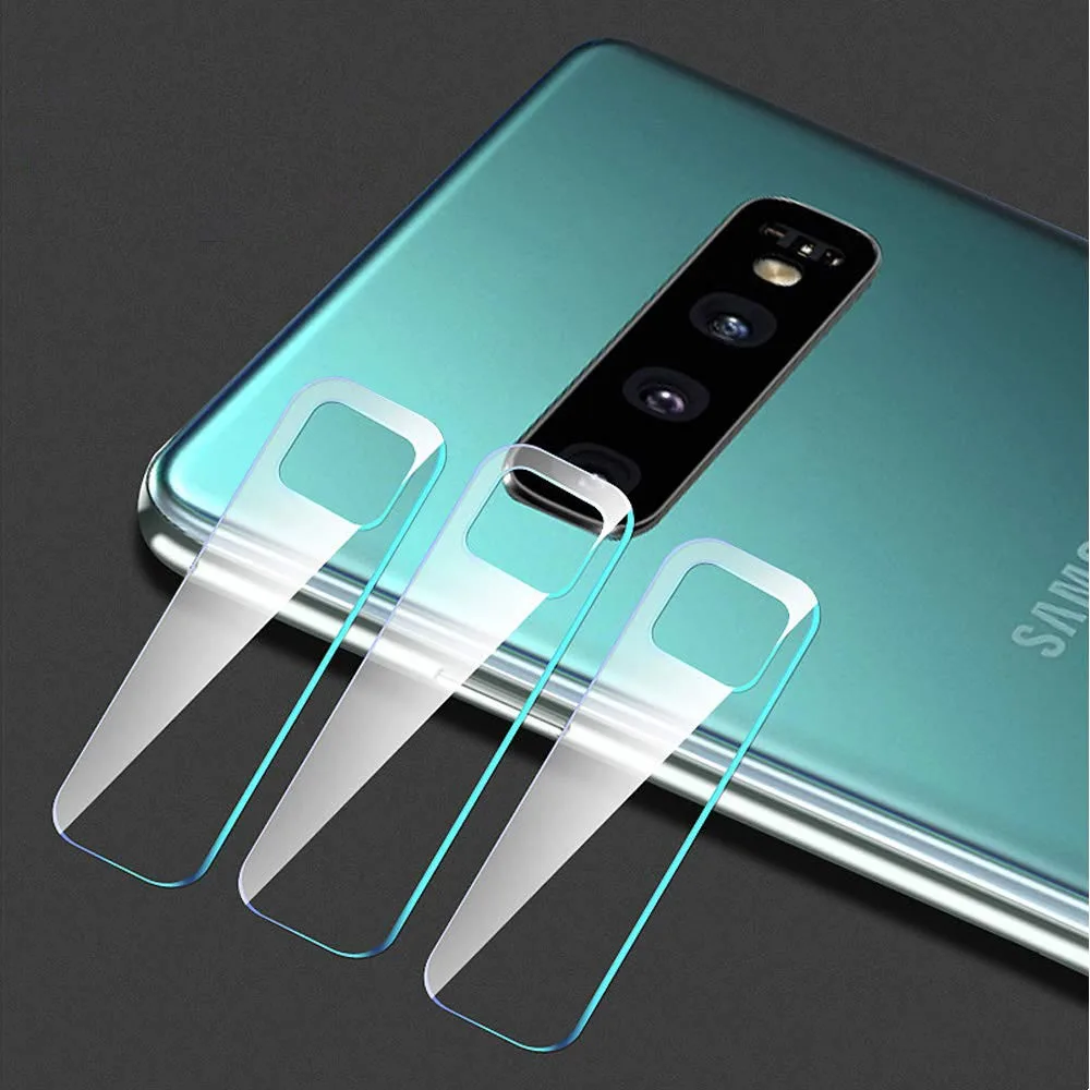 Задняя крышка для объектива камеры samsung Galaxy S8 S9 S10 Plus Lite прозрачная Гибкая