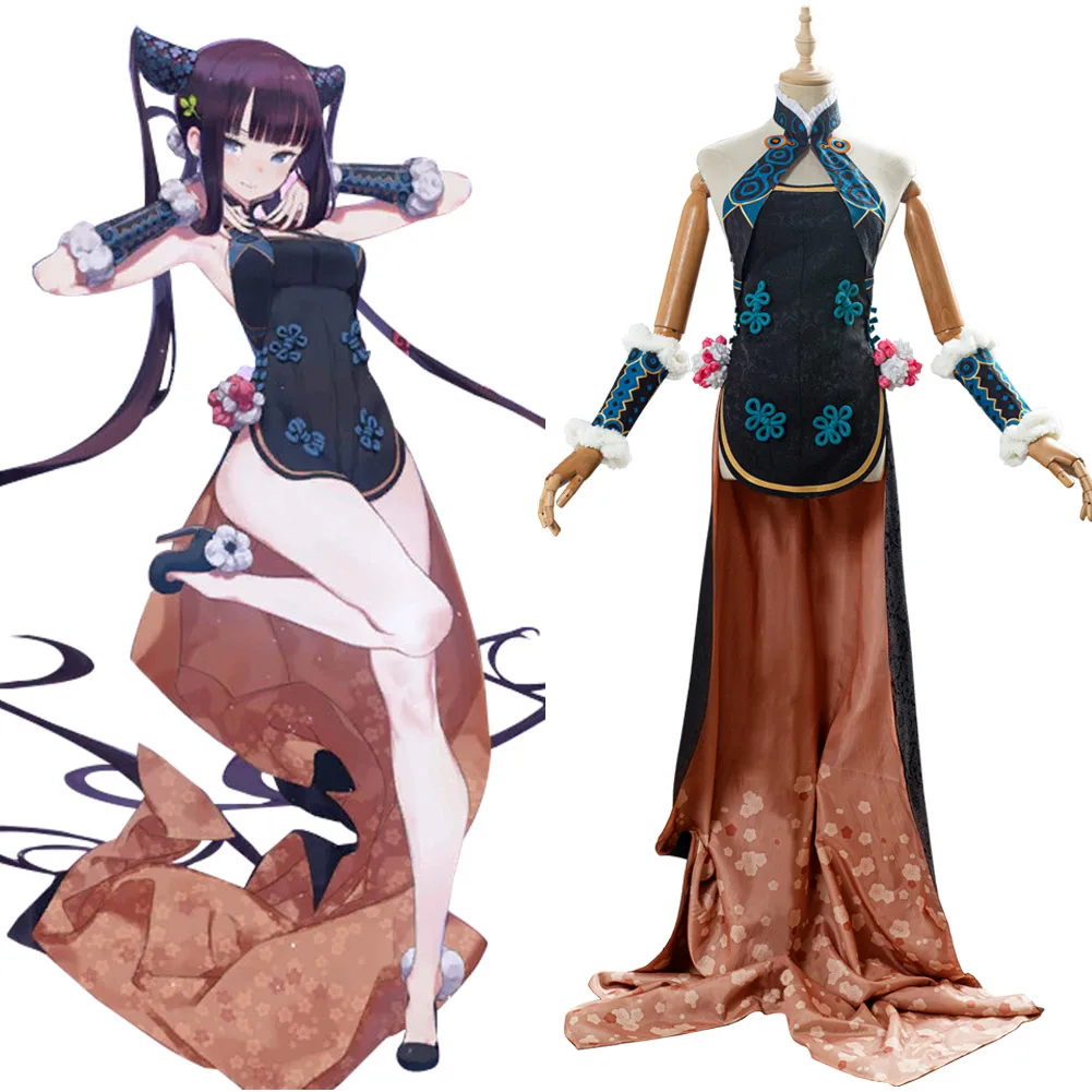 

NEW Historical Cosplay costume Fate Grand Order FGO Cosplay Yang Guifei Dress Costume Cheongsam Full Set