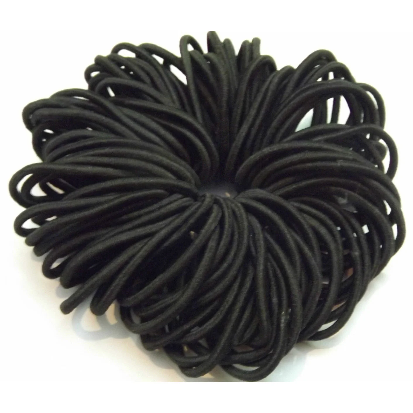 Black 50pcs 50/100 шт. цветной зарядный кабель в нейлоновый оплетке с резиновые ленты эластичные повязки на голову для девушек Детская Scrunchie держатель резинки для волос аксессуары - Окраска металла: Black 50pcs