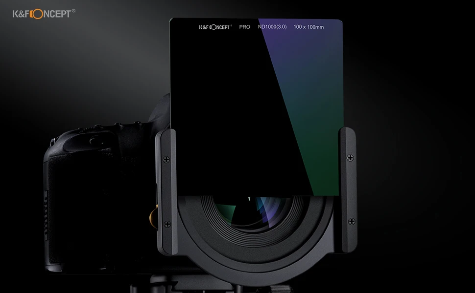 K& F концепция квадратный фильтр ND1000 100x100 мм 10 стоп нейтральной плотности с держателем фильтра+ 7 шт. кольцевые накладки для камеры Canon Nikon