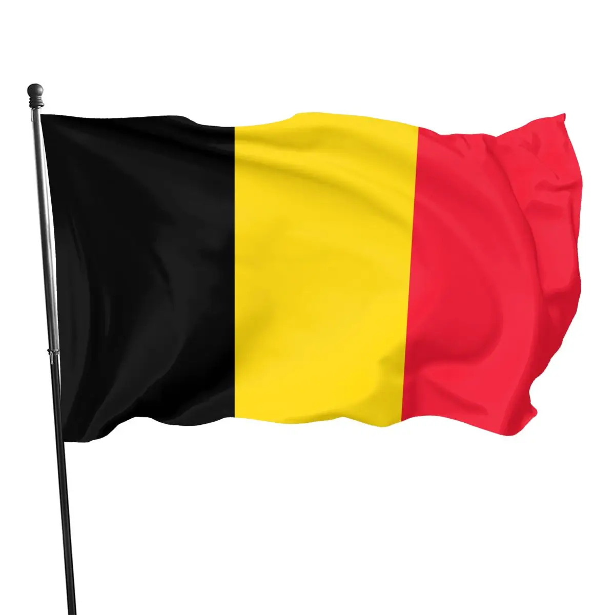 90x150cm Black Yellow Red BEL BE Belgium Flag