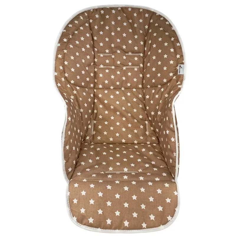 Чехол на стульчик CherryMom для кормления Звезды Коричневом|Аксессуары колясок| |