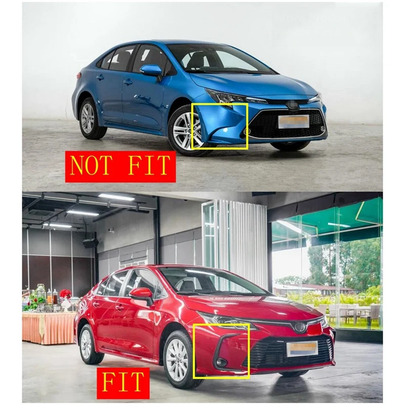 Передний противотуманный светильник s кольцевая рамка накладка подходит для Toyota