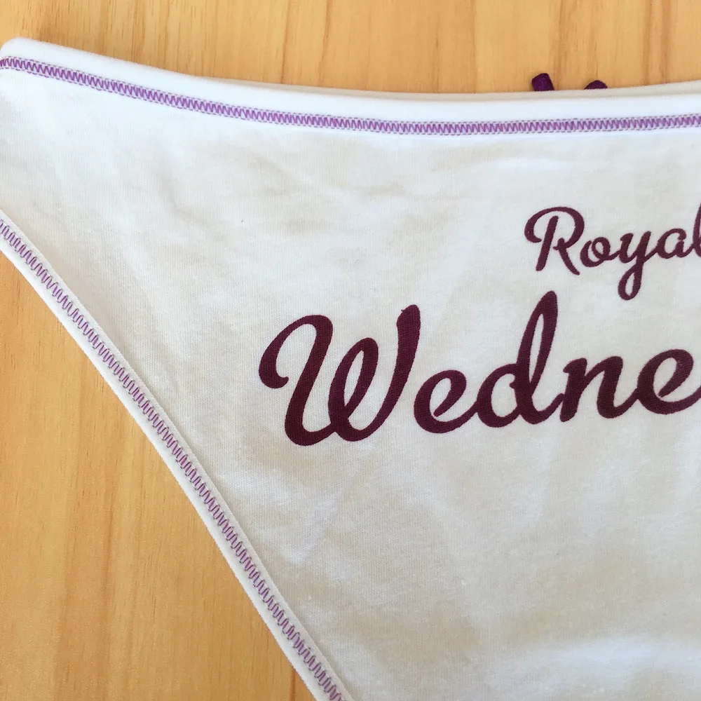 7 Pcs/lot Ladies Weeks Underwear Lingerie Femme Cotton Sexy Panties For Women Briefs Letter Low Waist Underpants Female Pantys