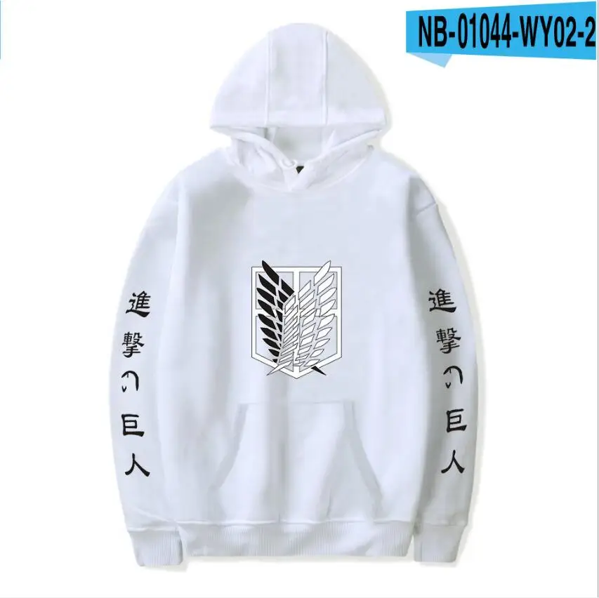 

Anime Attack on Titan Hoodies Levi Ackerman Printed Pullovers Tops Long Sleeves V-neck Spring Autumn Clothing XXS-4XL