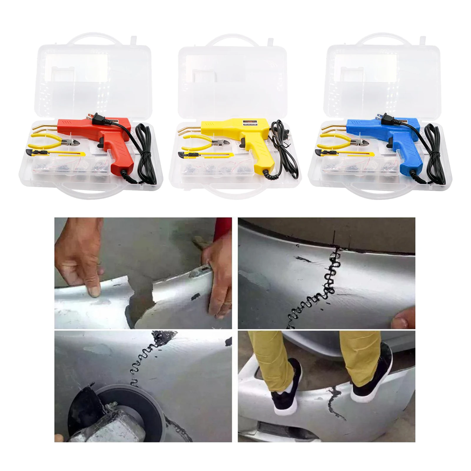 

Hot Stapler Machine Handy Plastic Garage Tools Repairing Kits