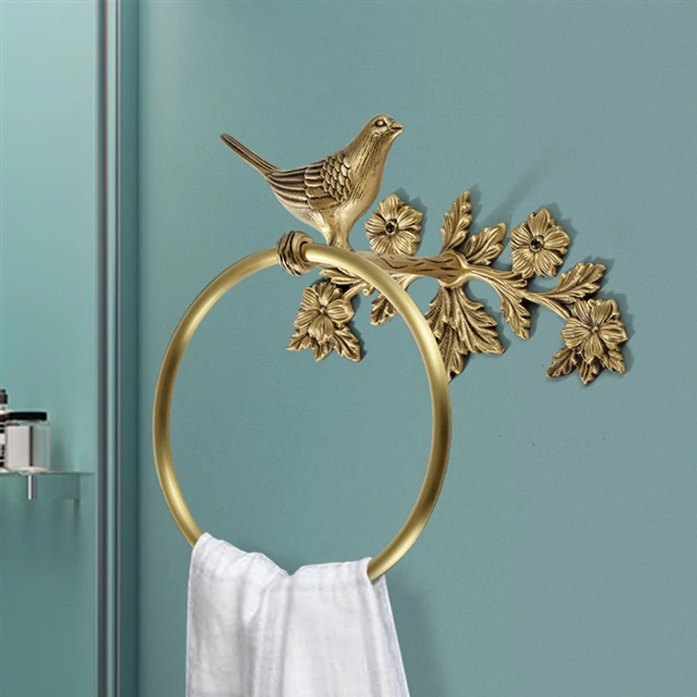 

Antique Reproduction Brass Towl Hook Hanger in Bathroom Decorative for Clothes
