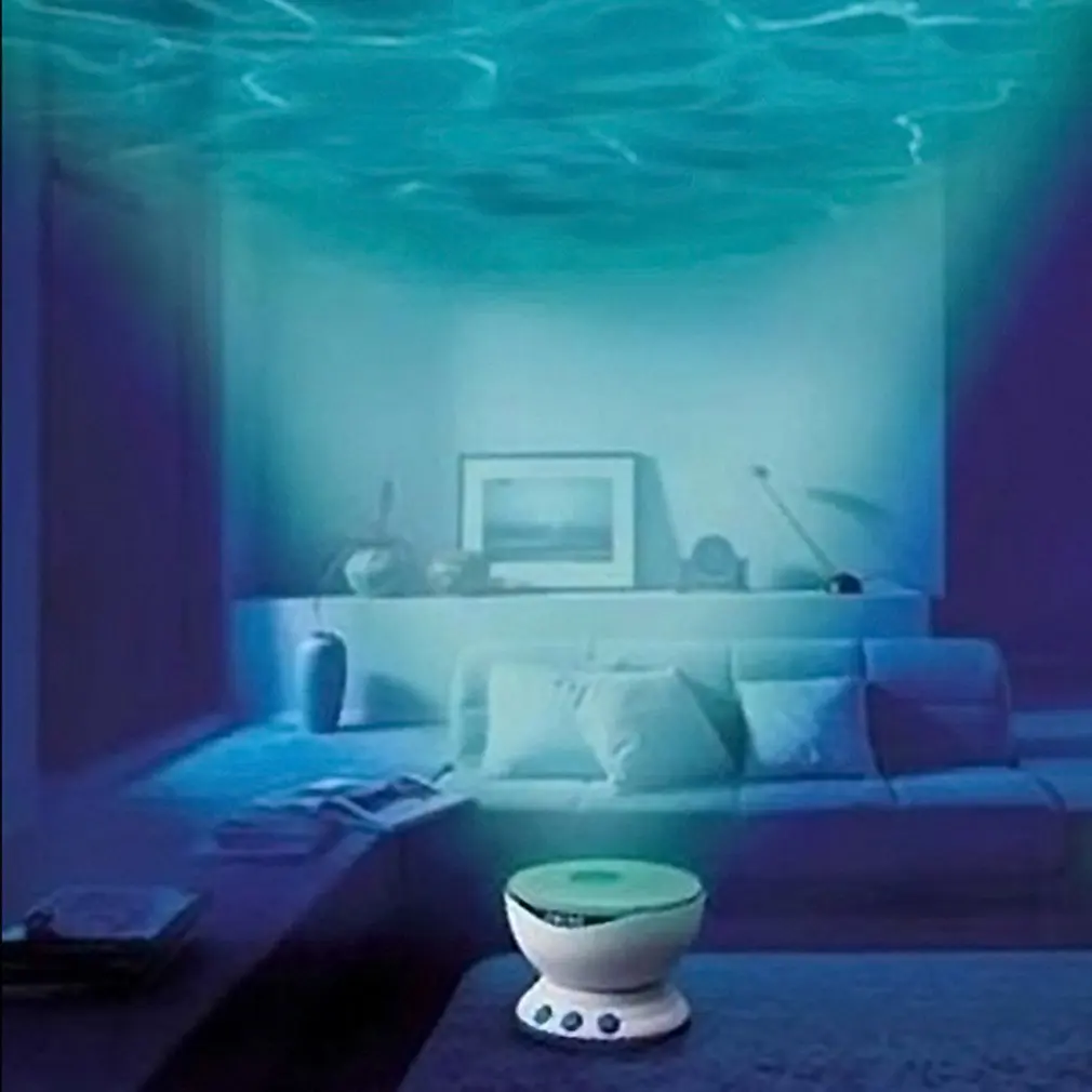 

Upgrade Remote Version Of The Ocean Projection Lamp Romantic Starry Colorful Wave Reach The Projector Lamp Light