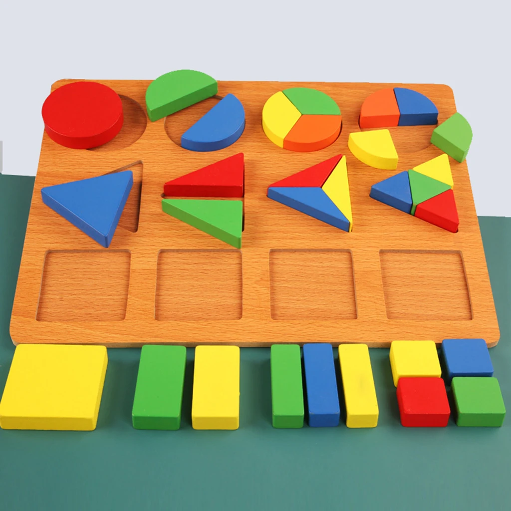 

Shape Matching Puzzle Board Stacking Color Recognition Preschool Educational Development Motor Skill Montessori Sensory Toys