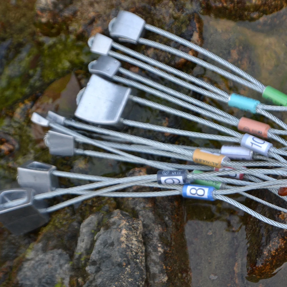 Открытый альпинистский питон из алюминиевого сплава с фиксированной точечной