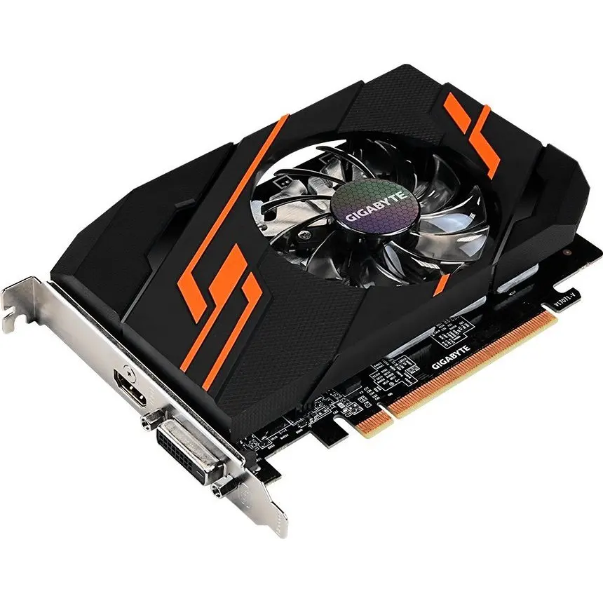Видеокарта ПК Gigabyte PCI E GV N1030OC 2GI nVidia GeForce GT 1030 2048Mb 64bit GDDR5 1290/6008 DVIx1/HDMIx1/HDCP