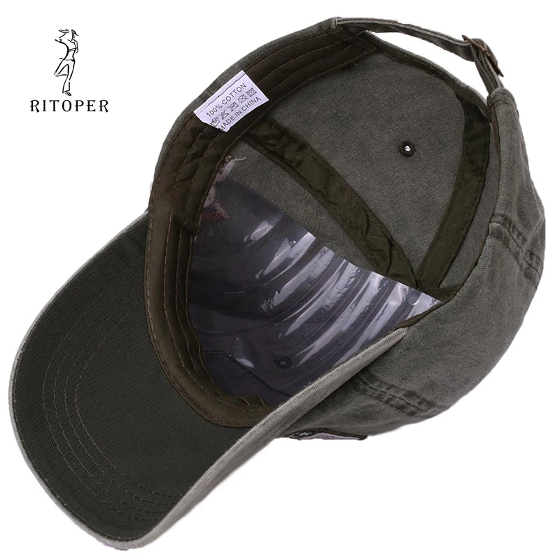 RITOPER джинсовая бейсболка s унисекс с вышивкой Snapback винтажный узор кепка для
