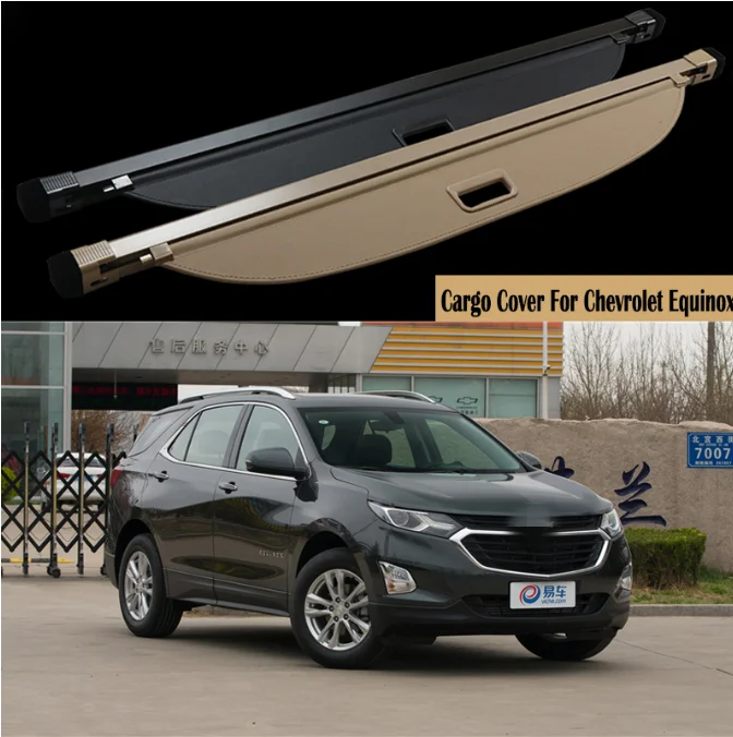 

Rear Cargo Cover For Chevrolet Equinox 2017 2018 2019 privacy Trunk Screen Security Shield shade Auto Accessories