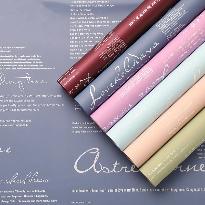 20 шт./лот двухцветная подарочная упаковочная бумага сделай сам для упаковки