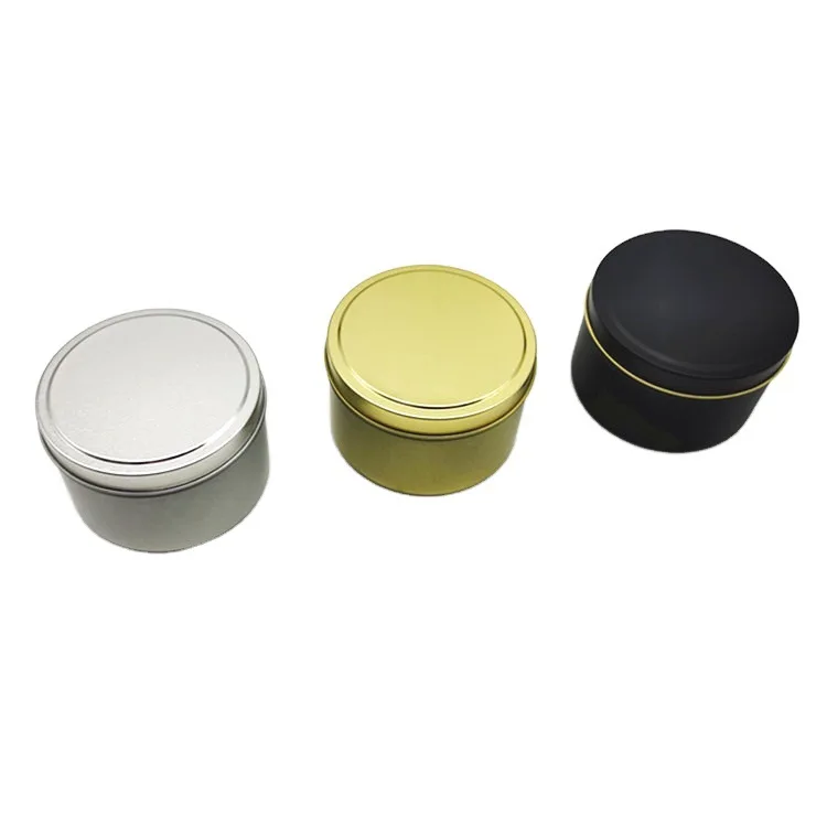 1 шт. Ароматизированная банка для свечей 4 унции жестяная растягивающаяся