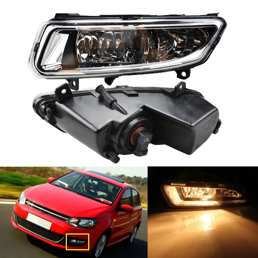 2 шт. левый/правый передний бампер 8 светодиодных противотуманных фар дневного