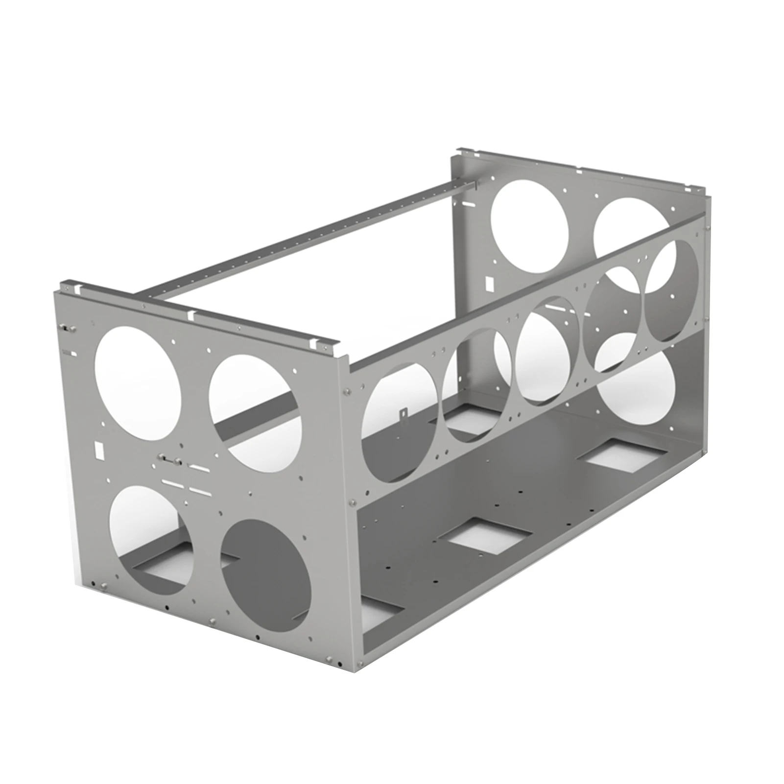 Новые штабелируемые открытые Каркасы для майнинга ETH/ETC/ZEC Ether Accessories Bitcion Tools 6/8/12 GPU