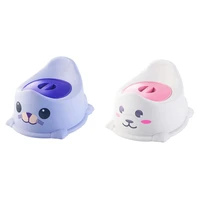 2 pcs baby potty training seat with backrest portable pot for kids baby boy toilet potty stool for boys purple pink