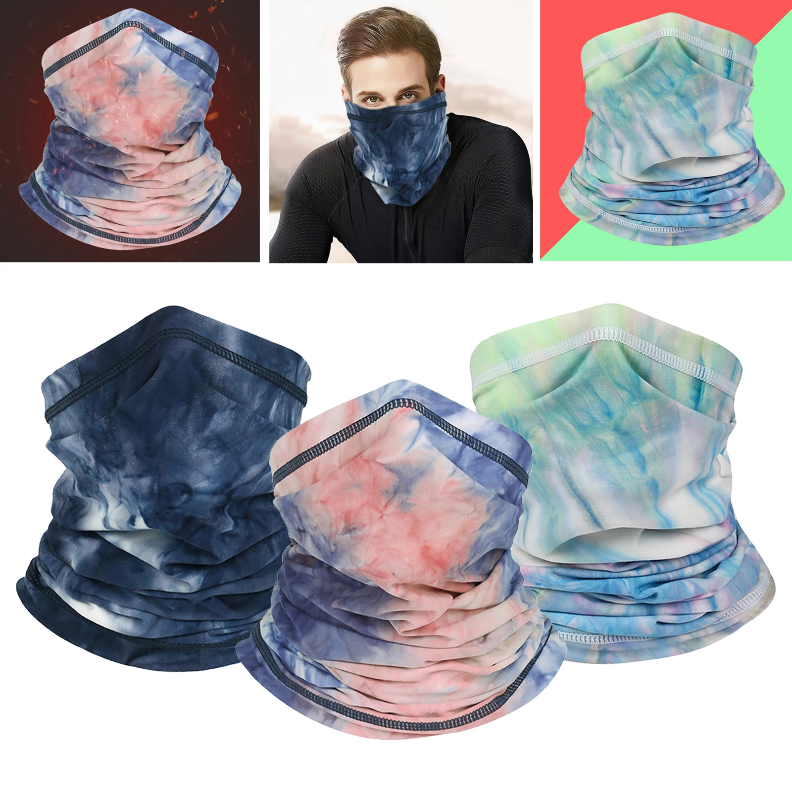 

Winter Warmer Face Bandana Scarf Sports Thermal Skiing Tube Neck Gaiter Cover Thick Hiking Cycling Snowboard Men Women