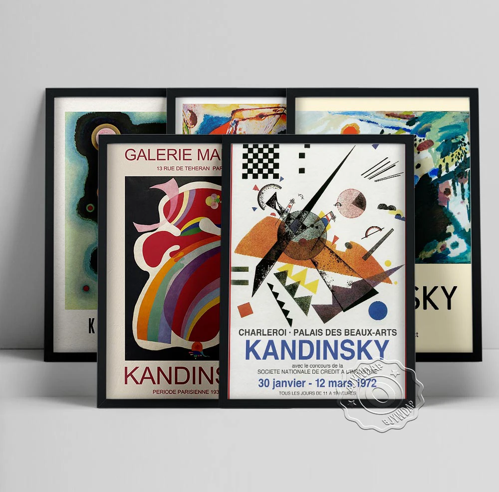Холст Художественная печать постер художник Wassily Kandinsky геометрический