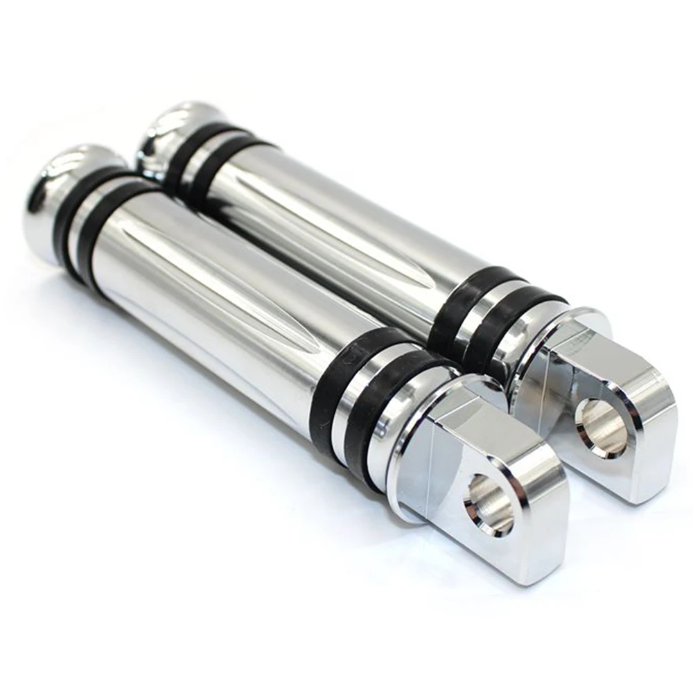 Мотоциклетные универсальные подножки с ЧПУ 2 шт. черная педаль для ног Harley Touring Dyna