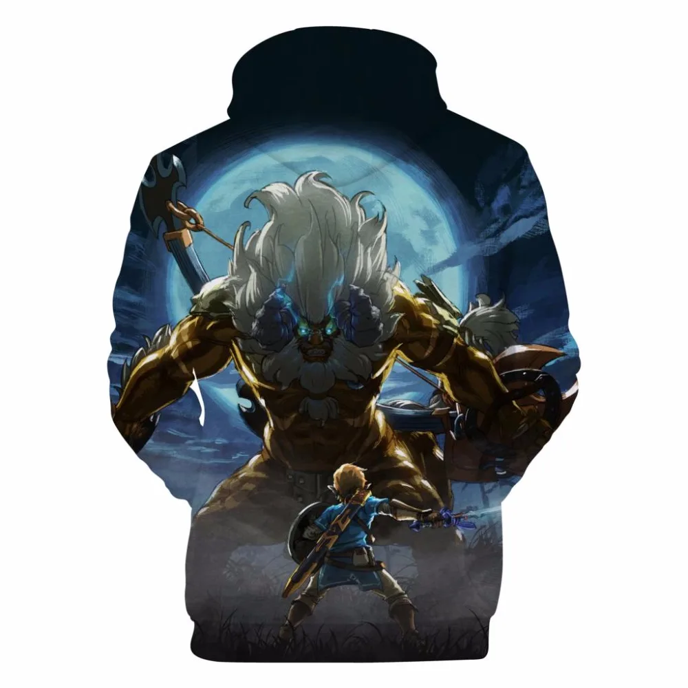 Толстовка с капюшоном большого размера для мужчин и женщин спортивная одежда 3D