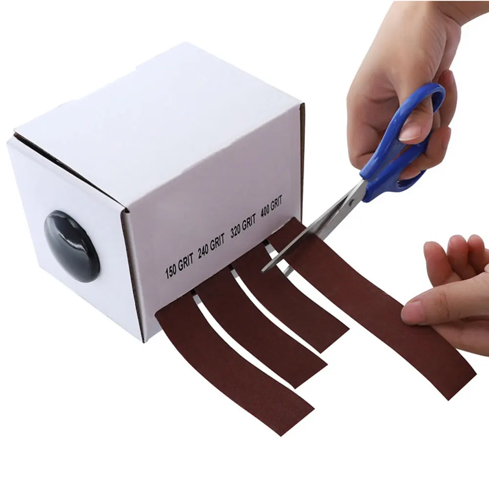 

4pcs 25mmx6m Sanding Belt Roll Drawable Emery Cloth Sandpaper Grinding Belts Soft Sandpaper Roll For Wood Turners Furniture