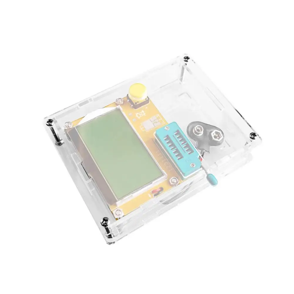 LCR-T4 Mega328 M328 Multimeter Transistor Tester ESR LCR Capacitance Acrylic Case NPN Diode with Meter Triode MOS PN D3K3 | Электроника