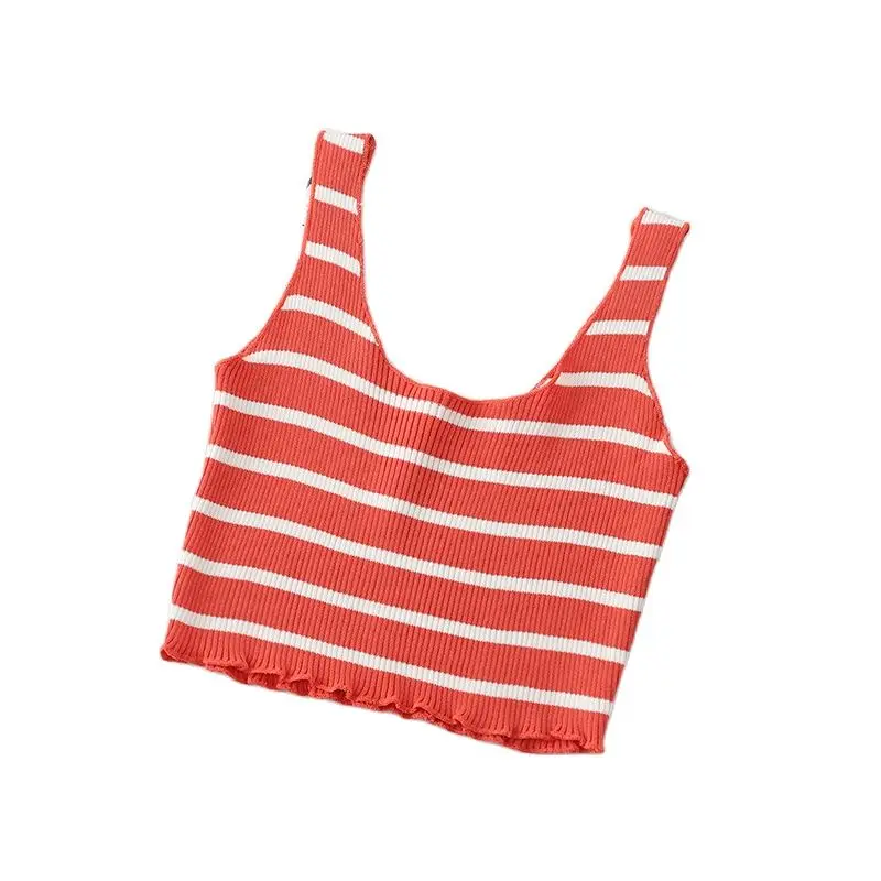 HELIAR женские белые однотонные Майки Топы вязаный укороченный топ с квадратным