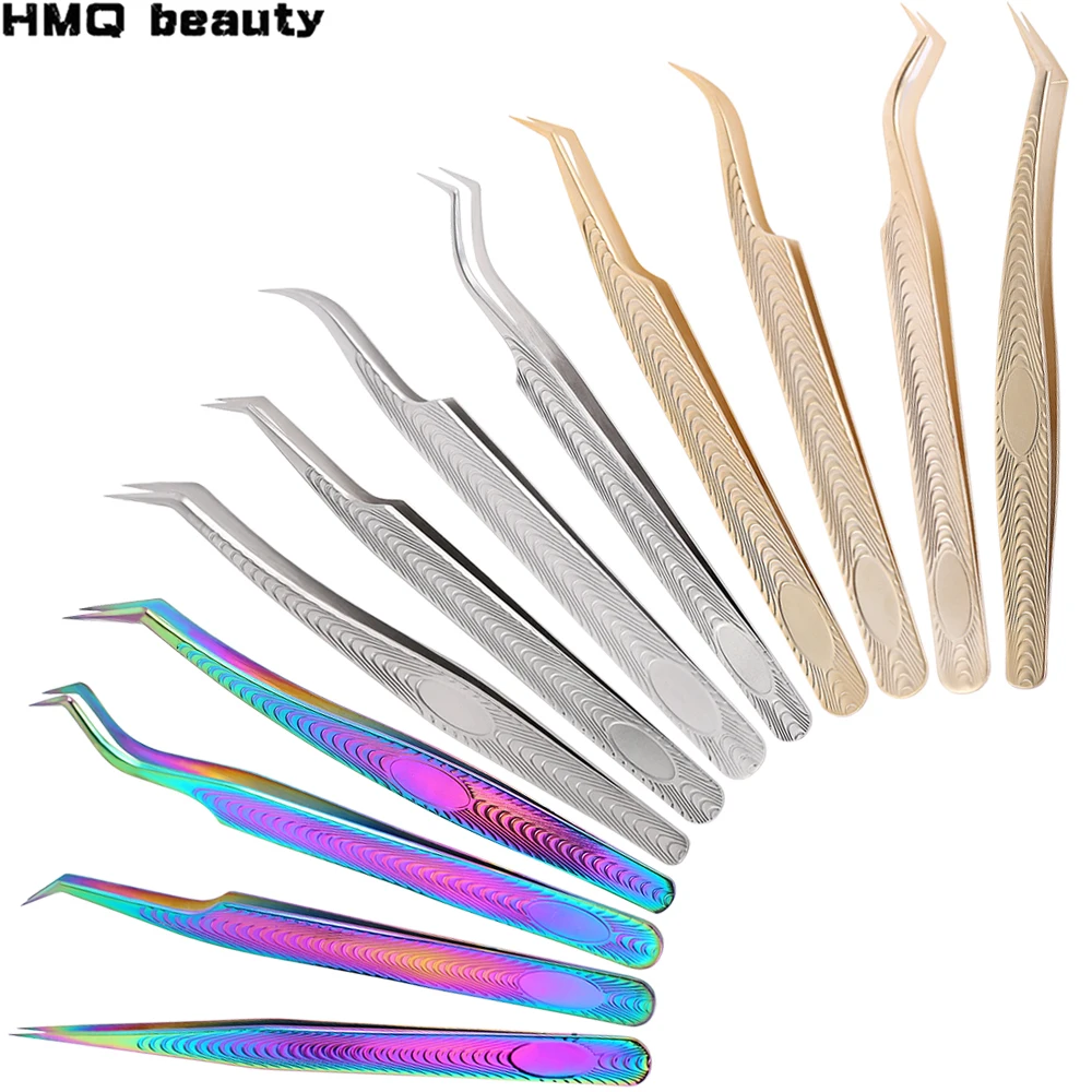 1 шт. из нержавеющей стали высокой точности волнистые ручки антистатические