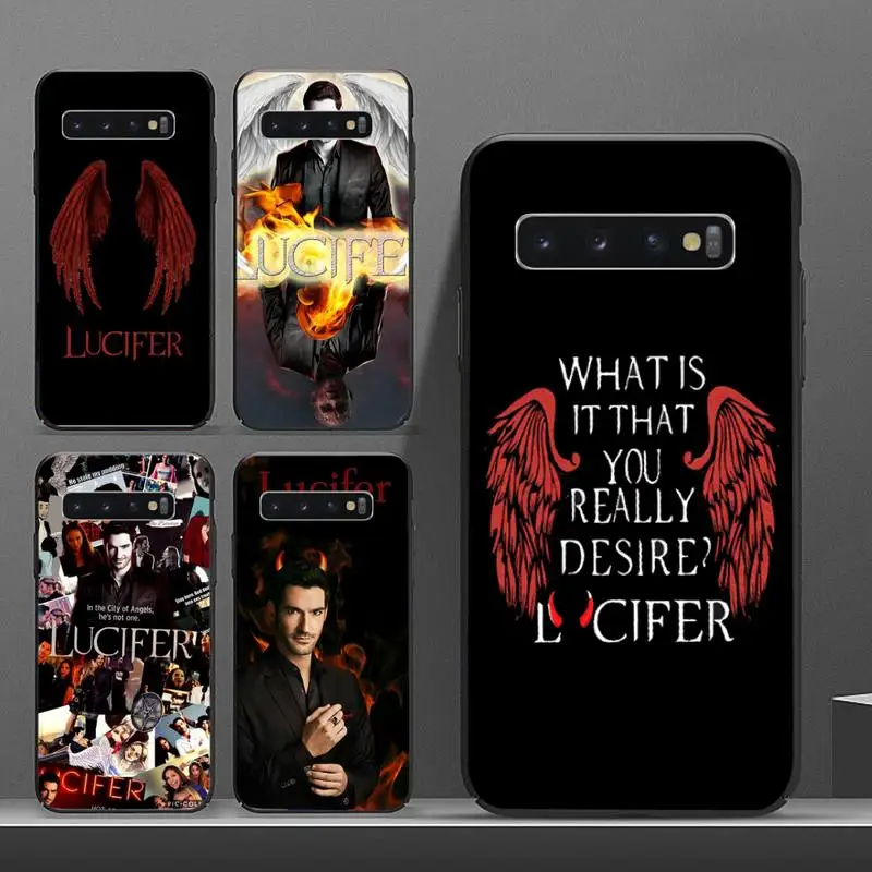 

American TV Series Lucifer Phone Case For Samsung galaxy S 8 9 10 20 21 30 A 30 50 51 70 note 10 plus Ultra 5g