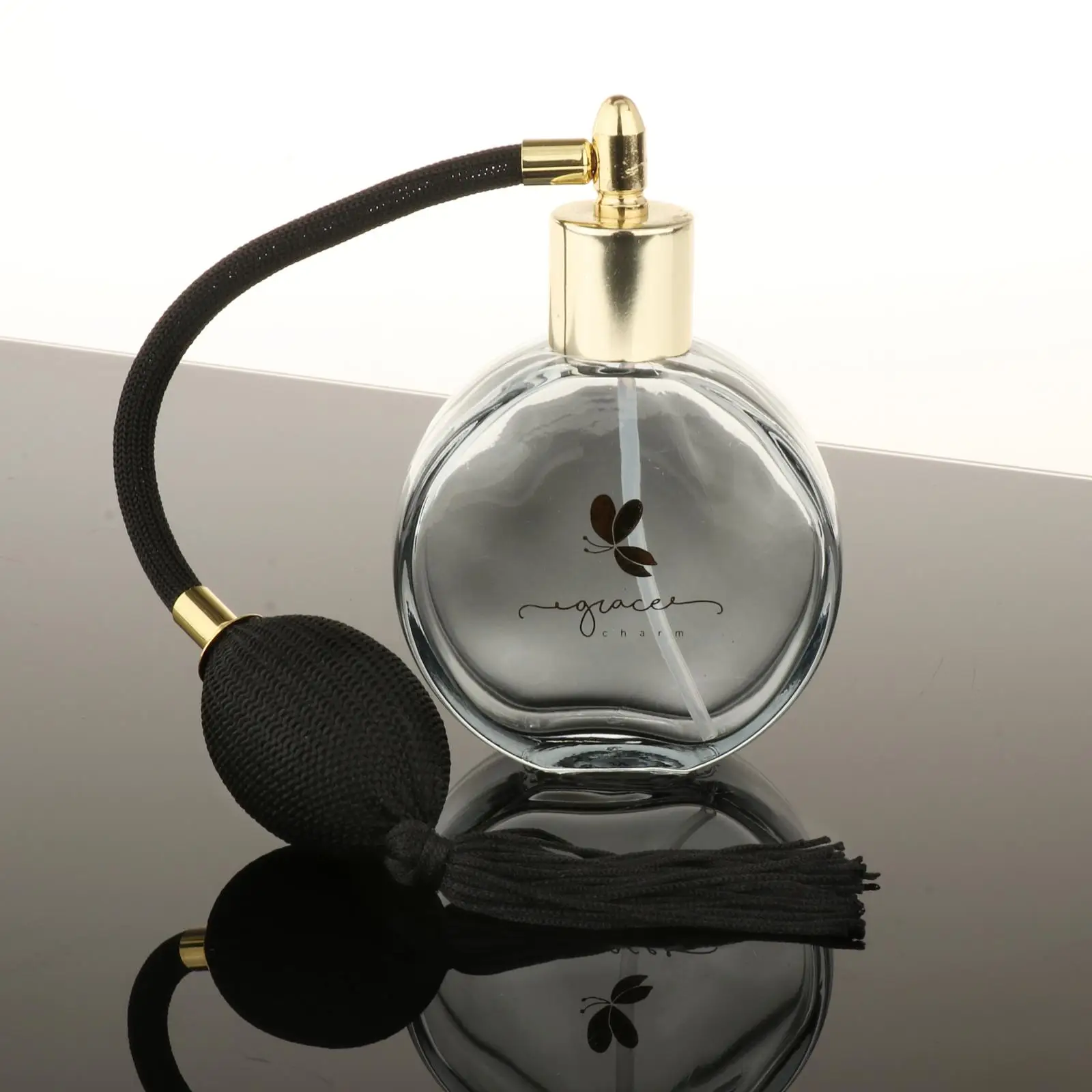 Пустой прозрачный стеклянный атомайзер 2 5 для путешествий 75 мл бутылочка с