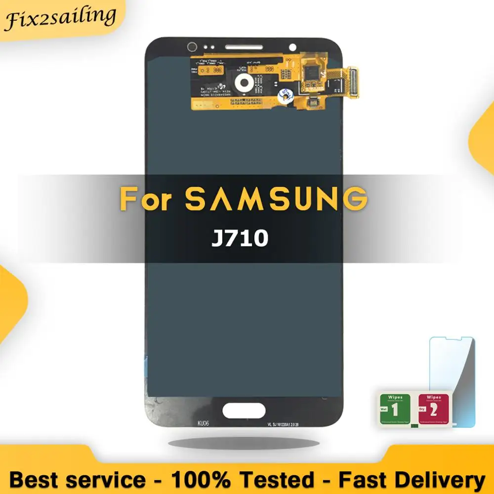 ЖК дисплей Super AMOLED для Samsung Galaxy J7 2016 J710 J710FN J710F J710M J710Y экран протестирован