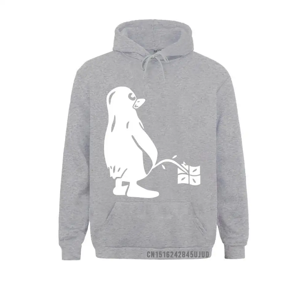 Свитшот в стиле Пингвин LINUX UBUNTU OZF Мужская Уличная одежда повседневный свободный