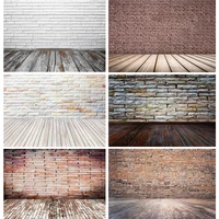 shengyongbao vinyl custom vintage brick wall wooden floor photography backdrops photo background studio prop 21712 yxzq 05