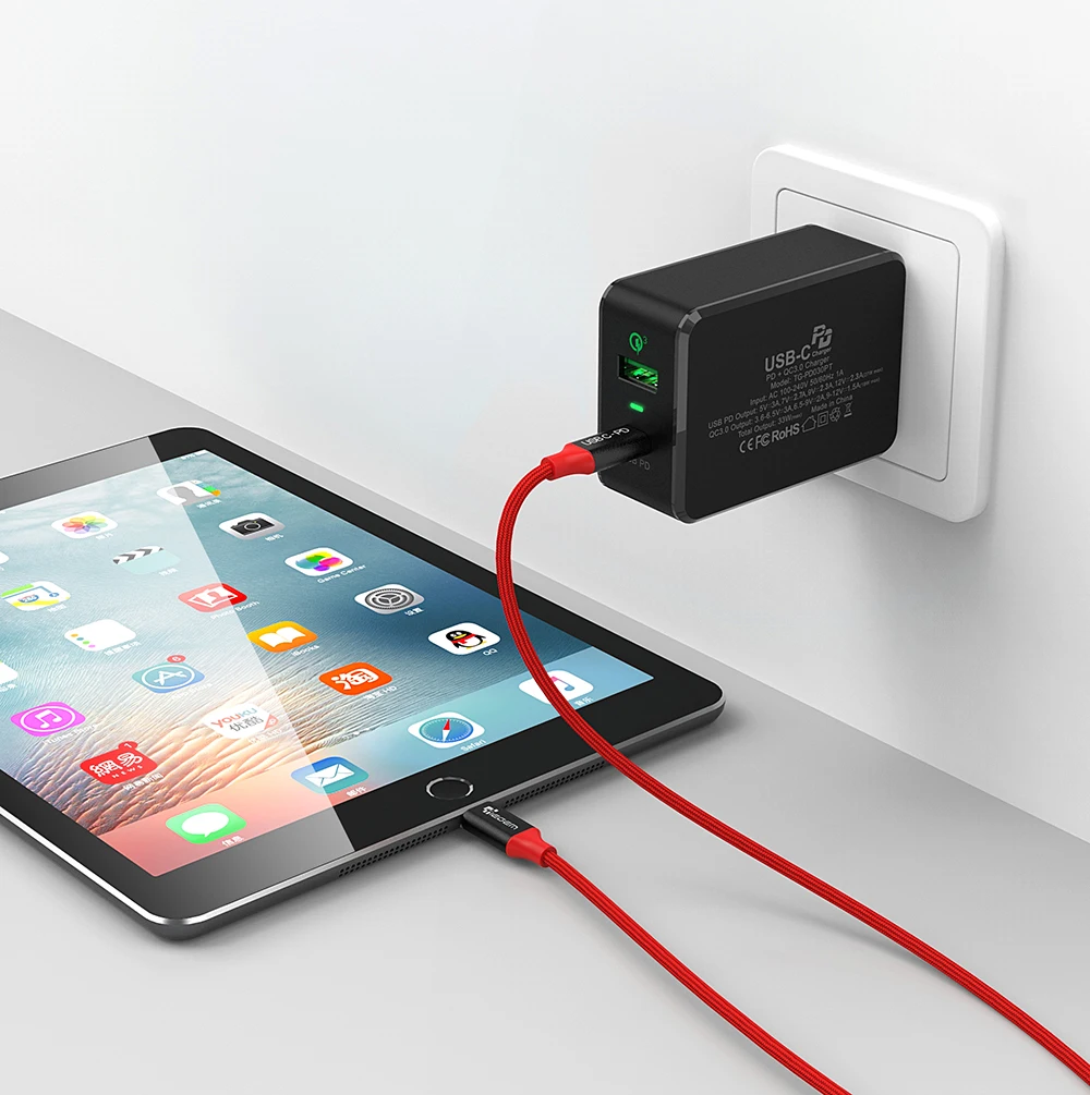 Tiegem usb type C для usb type C кабель для samsung Galaxy S9 Plus PD 60W QC3.0 3A кабель для быстрой зарядки для устройств type-C
