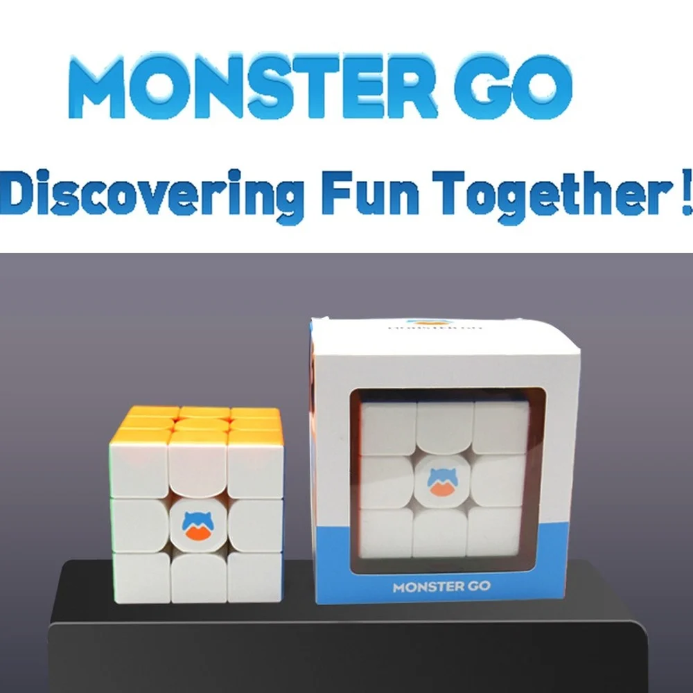

356 Monster Go 3x3x3 Speed Magnetic Cubes Rainbow Tratidional Cloud UT Educational Games for Kids gan Cubo Magico Magnet Toys