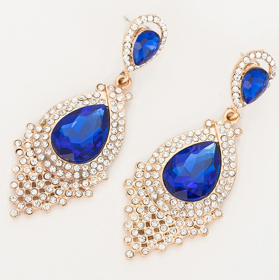 YFJEWE Hot Fashion Horse Eye Earrings Jewelry Latest Design Austrian Crystal Earrings Female Wedding Christmas Gifts E487