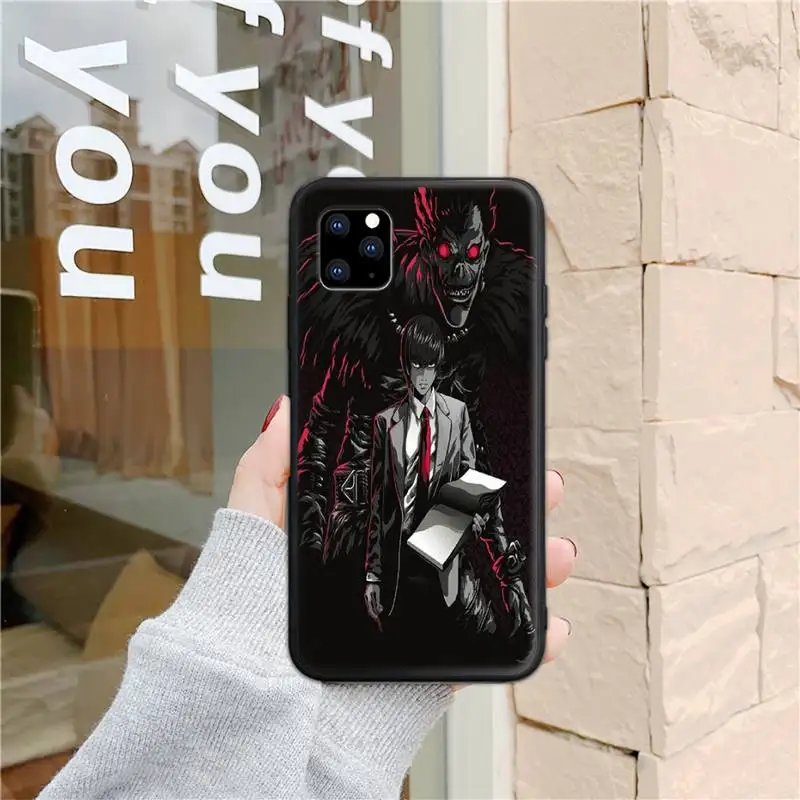 

Death Note Ryuk kira Phone Case for iphone 6s 7 8 plus xr xs 11 12pro max mini Silicone Fundas Coque
