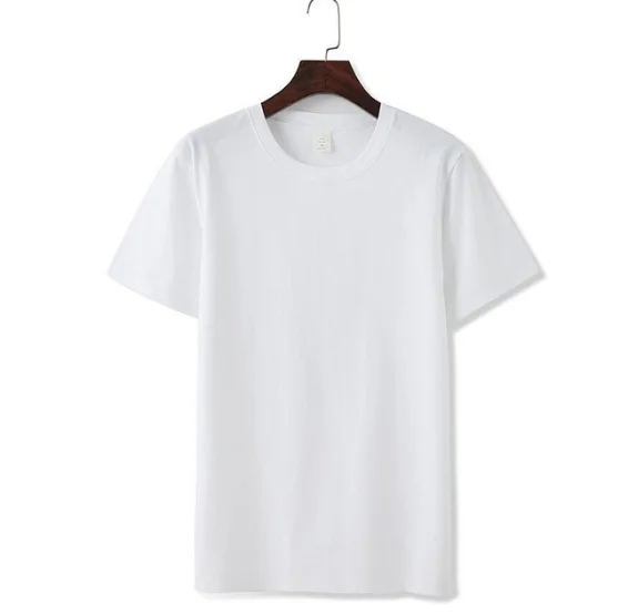 

280g white round neck tshirt men's and women's t-shirt men's cotton short-sleeved heavy t-shirt