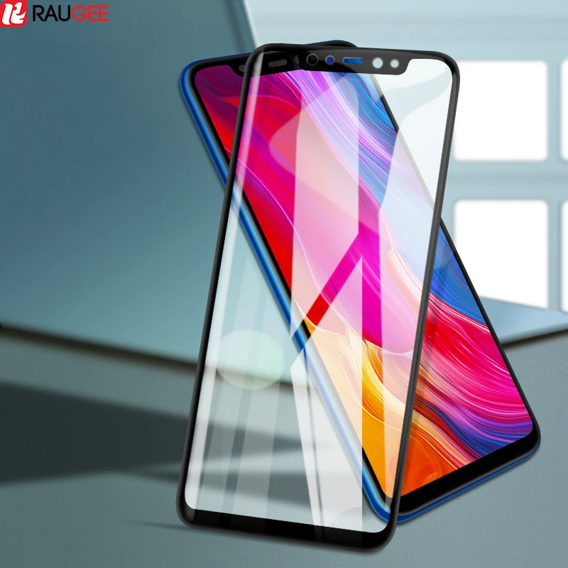 Raugee стекло для Xiaomi Mi8 Lite закаленное полное покрытие защитная пленка на экран Mi 8 SE