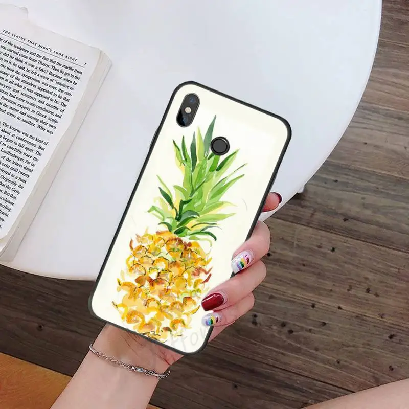 

Banana pineapple fruit Phone Case For Xiaomi Redmi 7 9t 9se k20 mi8 max3 lite 9 note 8 9s 10 pro Soft Silicone Shell Cover