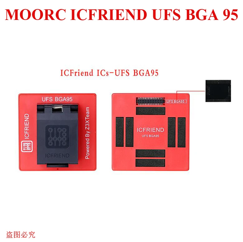 MOORC IC Friend ICs- UFS BGA 95 Socker с Z3X легкий Jtag Plus box | Мобильные телефоны и аксессуары