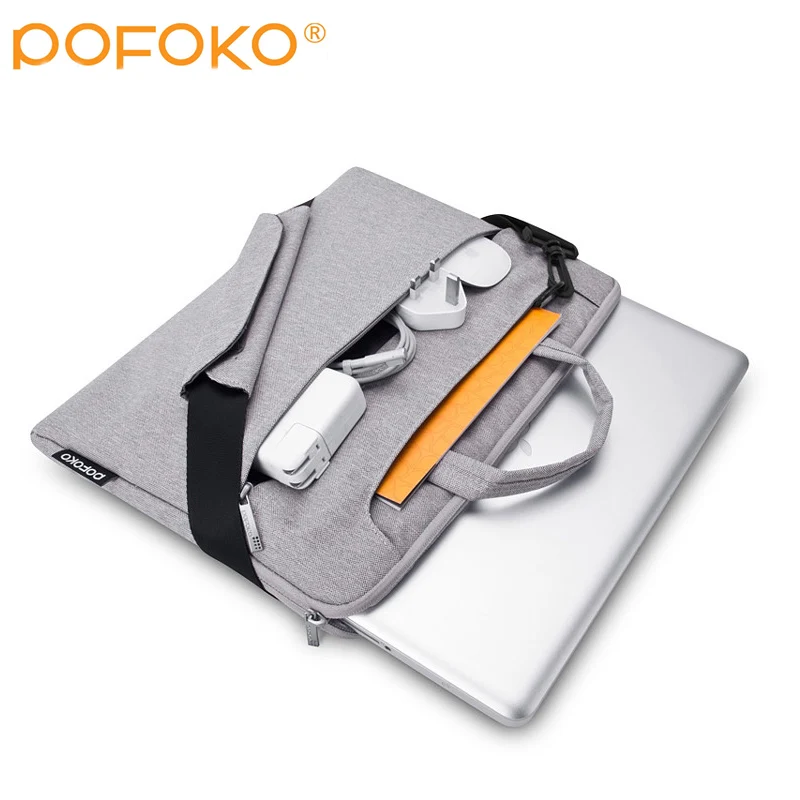 Laptop shoulder Sleeve Bag For MacBook Air 11 13 Pro16 15 Touch Bar Carrying Handle Case Huawei matebook D14 D15 16&quot | Компьютеры и